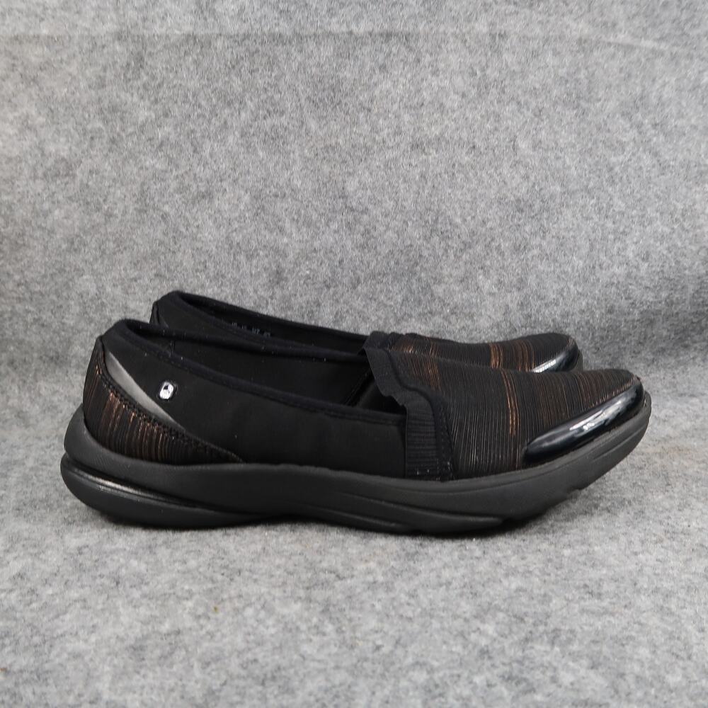 Bzees Shoes Womens 9.5 Loafer Slip On Lollipop Casual Comfort Walking Stretch